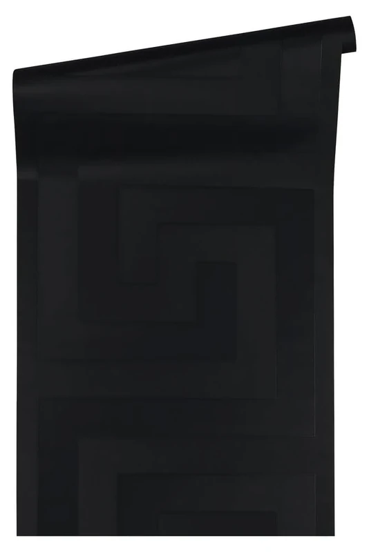 A.S. Creation 935234 Line Versace 3 Pattern Paper Wallpaper, Black