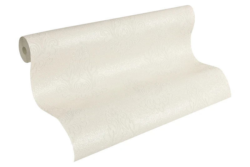 Architects Paper wallpaper Nobile cream metallic white 10,05 m x 0,70 m 959812
