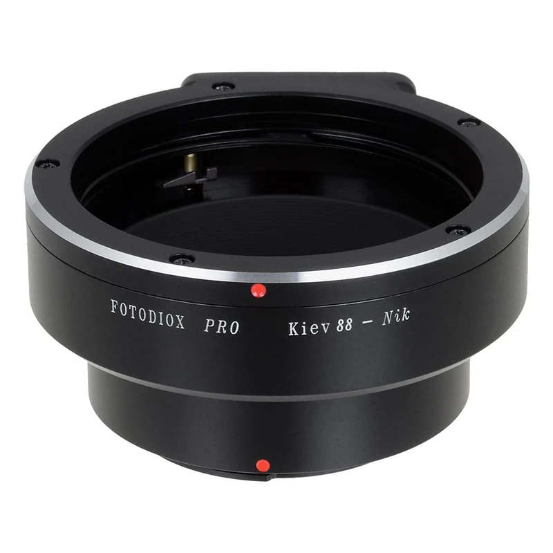 Fotodiox Pro Lens Mount Adapter - Kiev 88 Lens to Nikon F (FX, DX) Mount Camera System (such as D7100, D800, D3 and more)