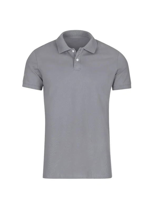 Trigema Women's Polo Shirt - Grey - Large