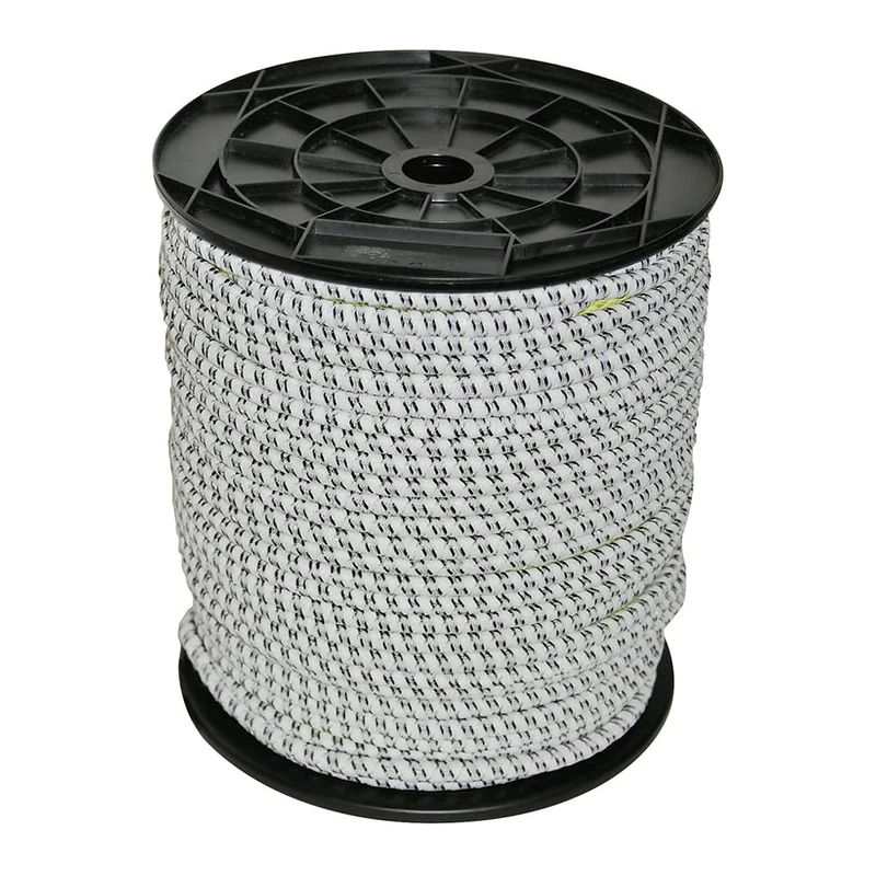 Kerbl Rubber Electric Rope 25 m, 7 mm, 3 x 0.30 mm Niro