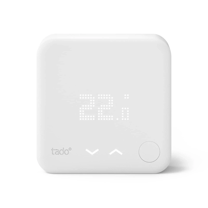 tado Wired Smart Thermostat - Add-On Thermostat For Multizone Control, Digital Heating Management, Easy Installation, Save Heating Energy And Costs - Replacement Of Existing Wired Thermostats