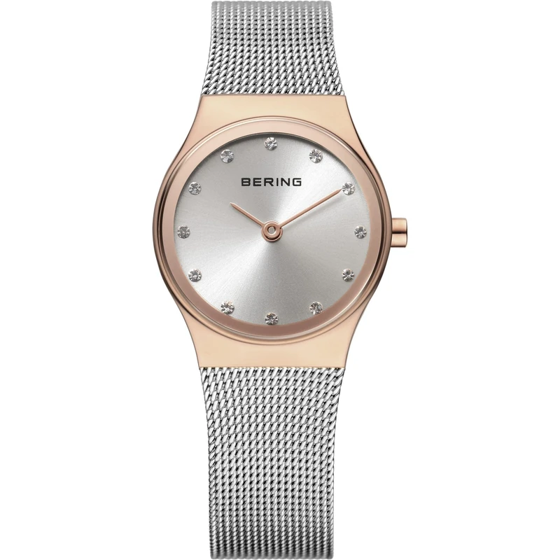 BERING Women Analog Quartz Classic Collection Watch with stainless steel Strap and Sapphire Crystal 12924-064