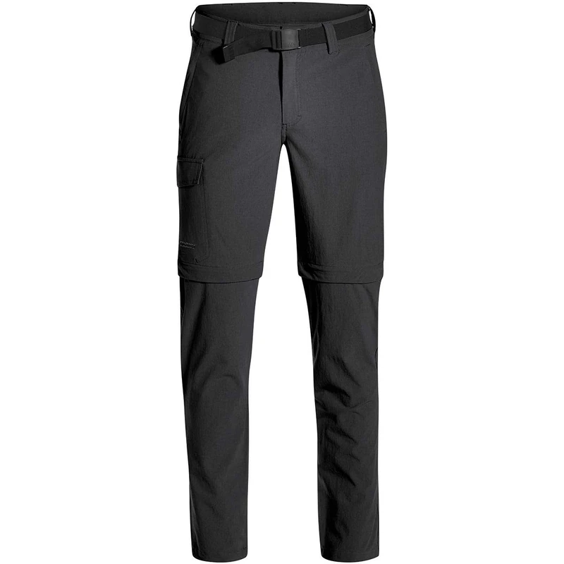 maier sports Torid Slim Zip, Men's Hiking Trousers, Water-Repellent Outdoor Trousers for Trekking and Hiking, Close-Fitting, Zip-Off Function, PFC-Free, mSTRETCH pro 4 & dryprotec Black