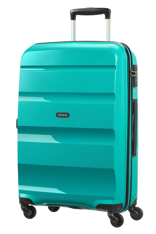 American Tourister Bon AIR - Spinner M, Suitcase, 66 cm, 57.5L, Turquoise (Deep Turquoise)