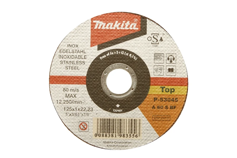 Makita B-12239-50 Cut Off Wheel, Stainless Steel, 125 mm, Pack of 50