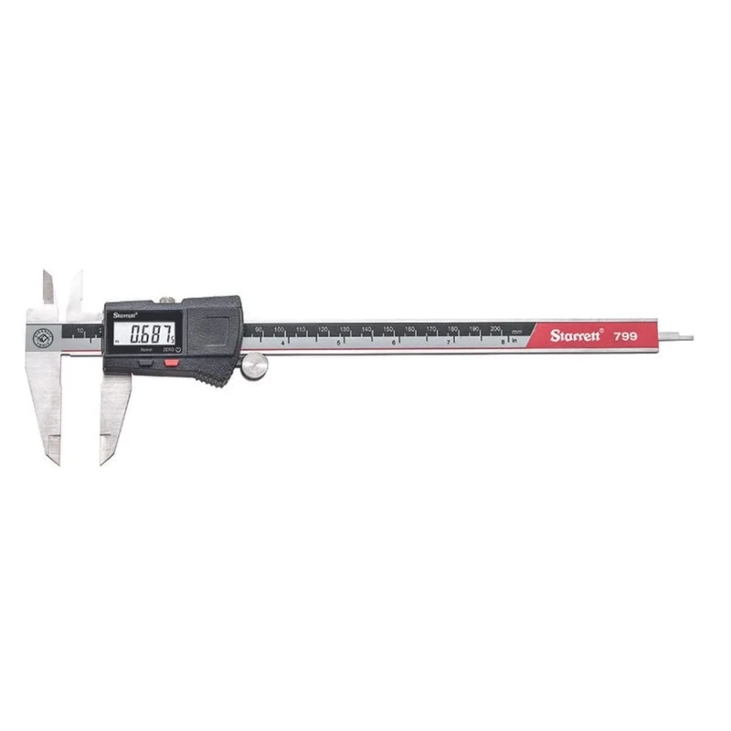 Starrett EC799A-8/200 Electronic Digital Caliper, 200mm/8"