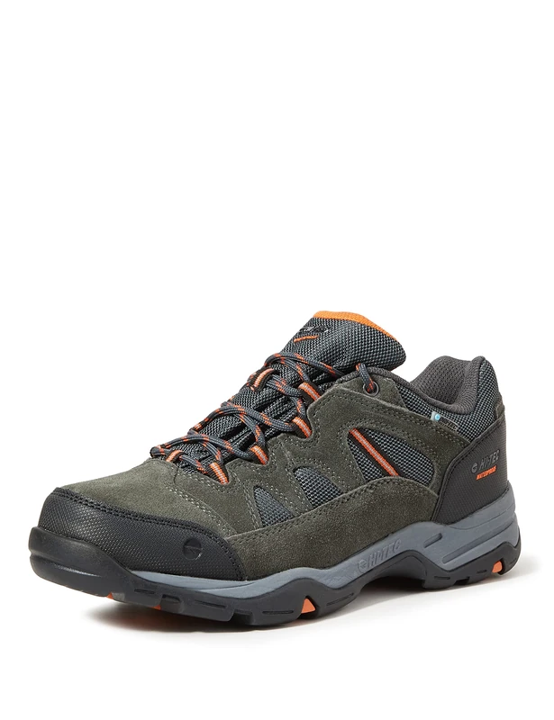 Hi-Tec Men's Banderra Ii Wp Low Rise Hiking Boots, Grey Charcoal Graphite Burnt Orange 51, 7 UK