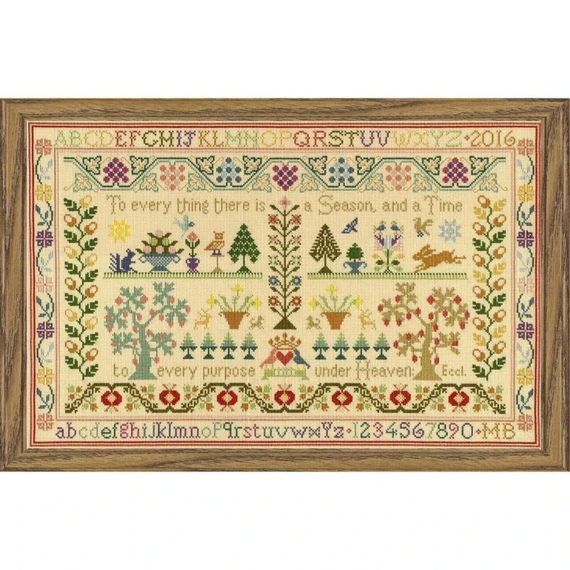 Bothy Threads Cross Stitch Kit - Season and Time