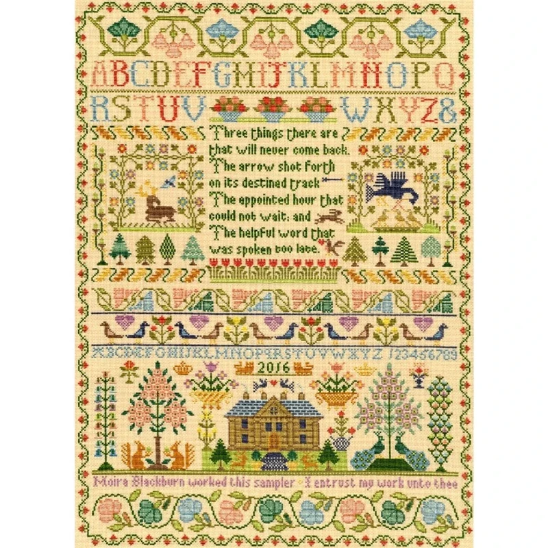 Bothy Threads Cross Stitch Kit - Three Things