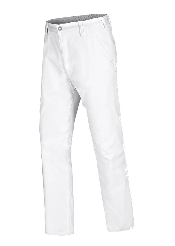 BP 1735-686-21 Men'S Chinos, Stretch Fabric, 230,00 G/M², Fabric Blend With Stretch, White, Size 37/38L - Image 1
