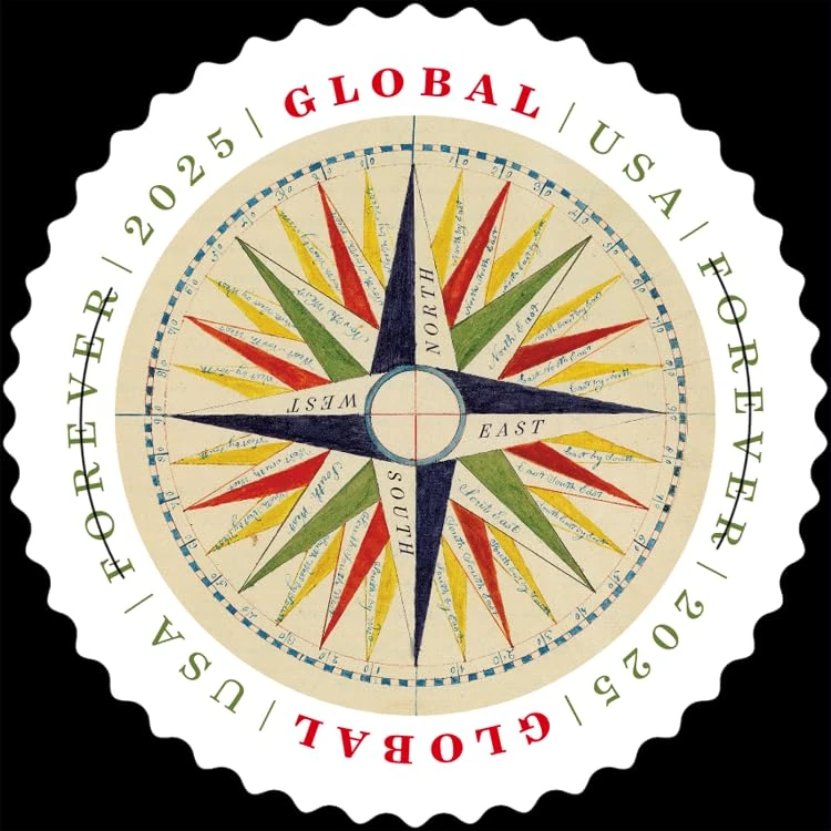 USPS Global Forever International Postage Stamps - Sheet of 10 - Image 1