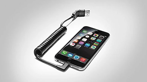 Audi 8S0051435D USB Adapter Cable Angled for Mobile Devices with Apple Lightning Port