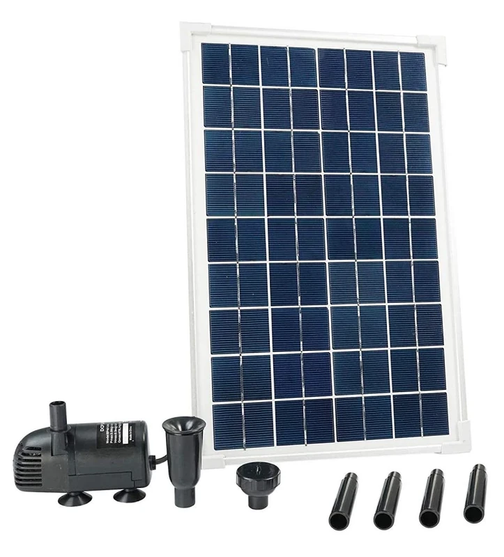ALTADEX Ubbink Solarmax Pump, with Solar Panel and Battery Accumulator Included, 1,000 L, Multicoloured, 1x1x1 cm, 1351182