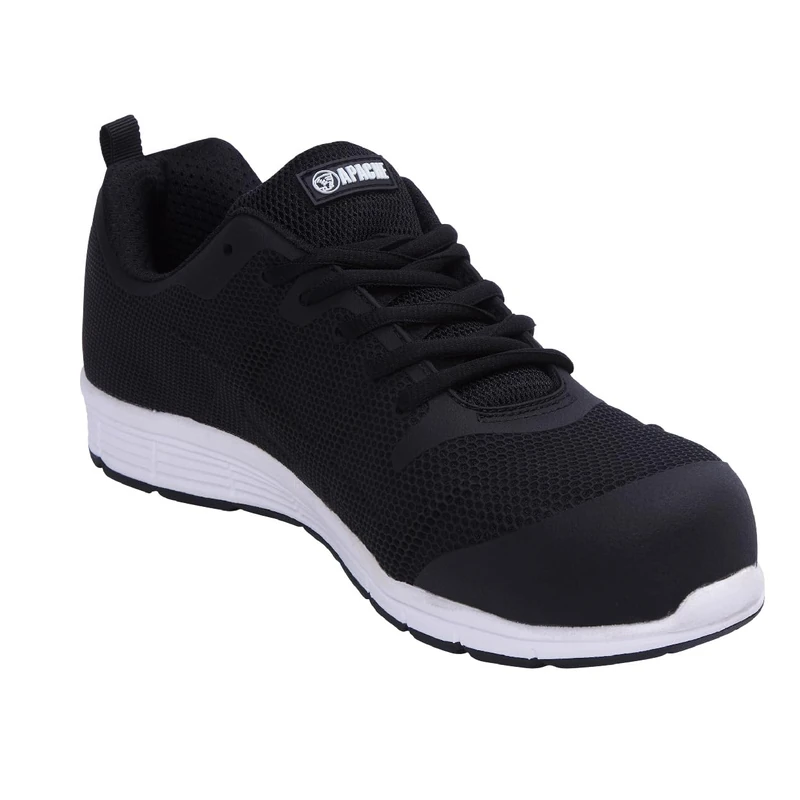Apache Unisex Adults Vault Safety Trainers, Black (Black), 3 UK