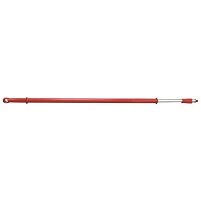 Maya Professional Tools 49826-3 Flow-Trough Ergonomic Telescopic Handle, 68.89"-118.11" x 1.25", 1750 mm-3000 mm x 32 mm, RedFBK/Food Safety