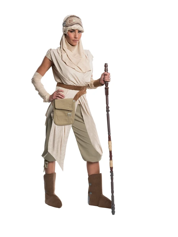 Rubies Official Ladies Star Wars Rey Costume Grand Heritage Deluxe - Small Halloween, World Book Day