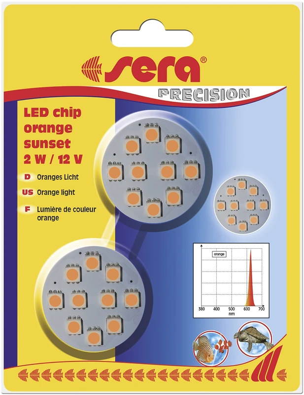 Sera LED chip Orange Sunset 2 W / 12 V 2 pcs.