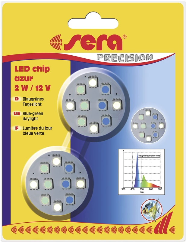 sera LED Chip Azure - Cold Daylight for Freshwater Aquariums