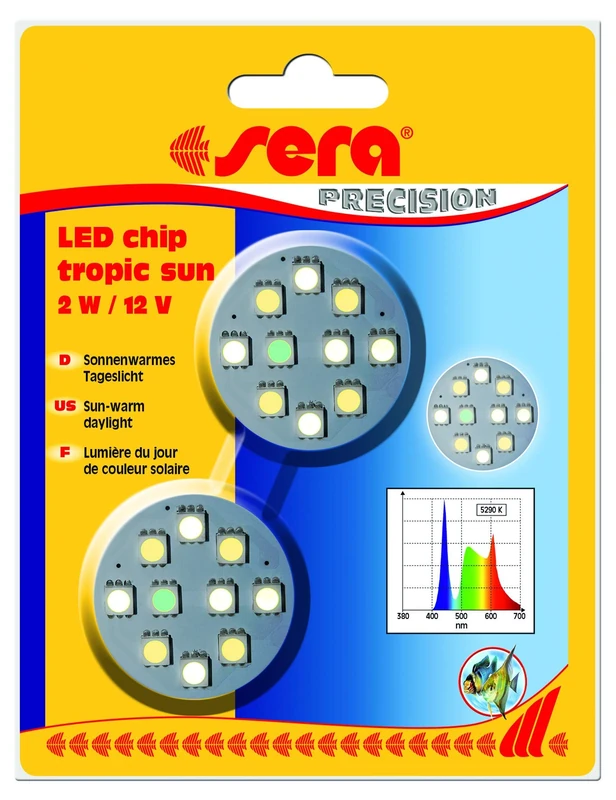 Sera LED chip Tropical Sun 2 W / 12 V, Pack of 2.