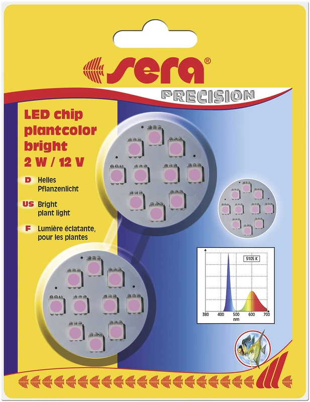 sera LED chip plantcolor Bright 2 W / 12 V Pack of 2