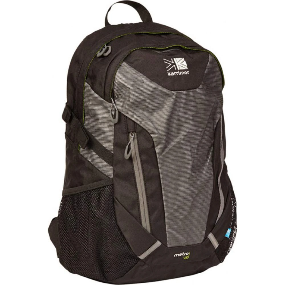 Karrimor Metro Unisex Outdoor Hiking Backpack, Dark/Reflective - 30 Litres