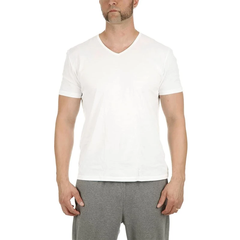 Emporio Armani Men's T-Shirt (Pack of 2), White (White 3), S