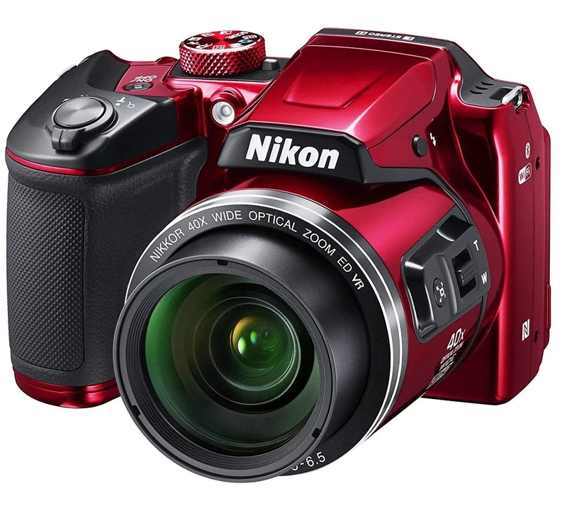 Nikon B500 Coolpix Digital Compact Camera - Red