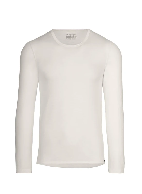 Trigema Merino Wool Sports Shirt, Natural, XL