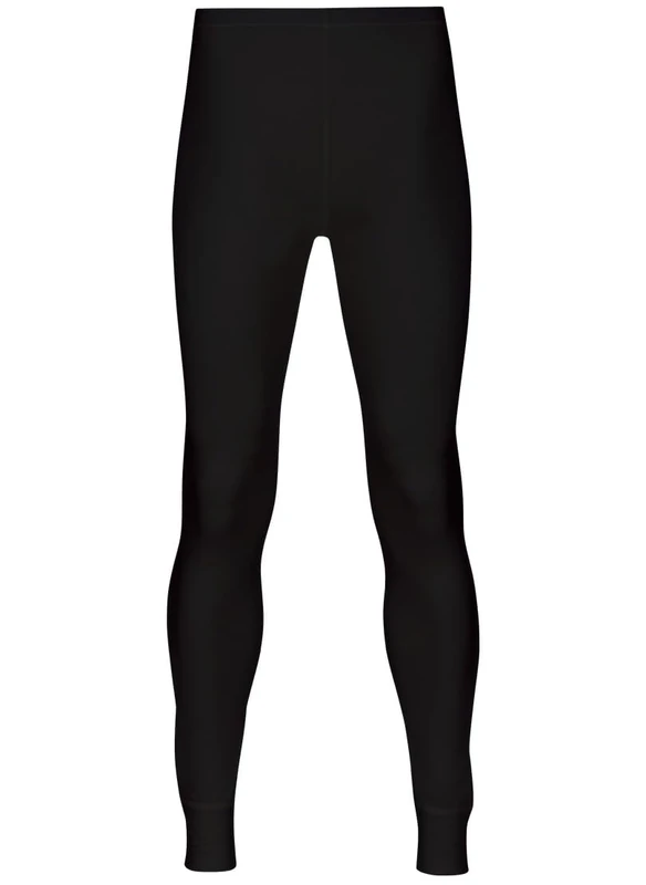 Trigema Long Ski/Sport Functional Trousers Made of Merino Wool, Black, L