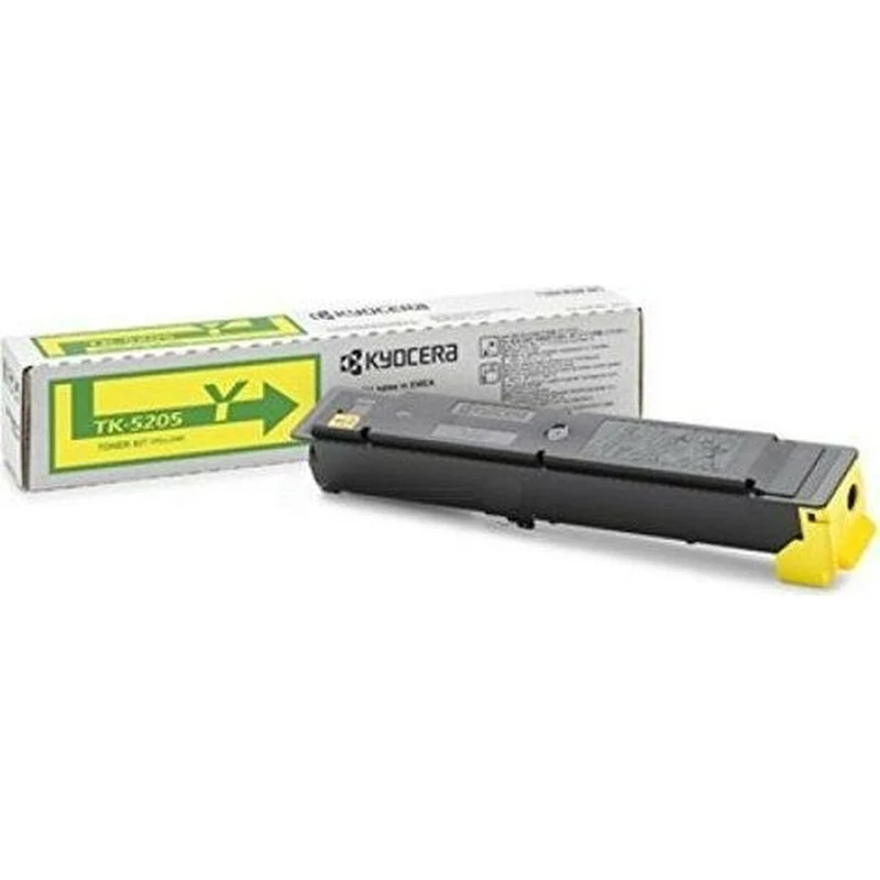 Kyocera Toner Cartridge TK-5205 Y - YELLOW - 12.000 Pages Standard Capacity Genuine Premium Printer Toner - 1T02R5ANL0 - T02R5ANL - for TASKalfa 356ci