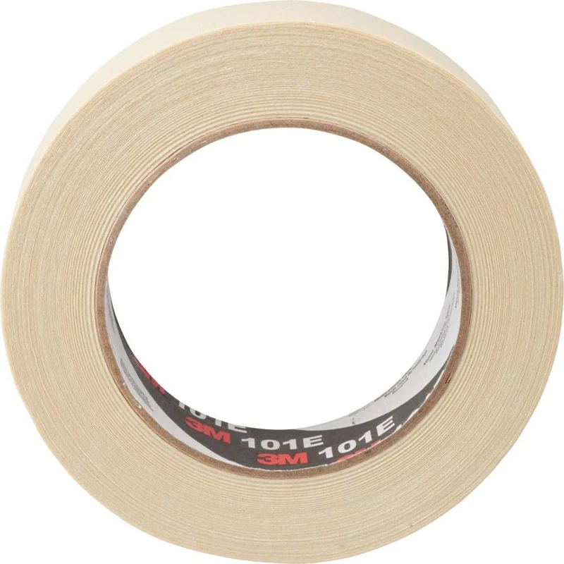 3M 101E Value Masking Tape, 36 mm x 50 m, Beige (Pack of 6)
