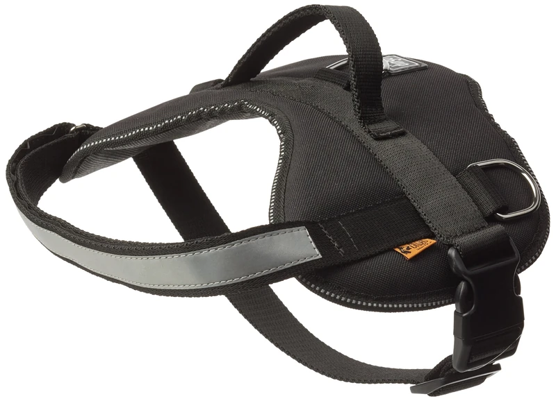 Dingo Dog Harness Handmade Reflective STRONG Modern Handle on the Back Sport Type Black 12936