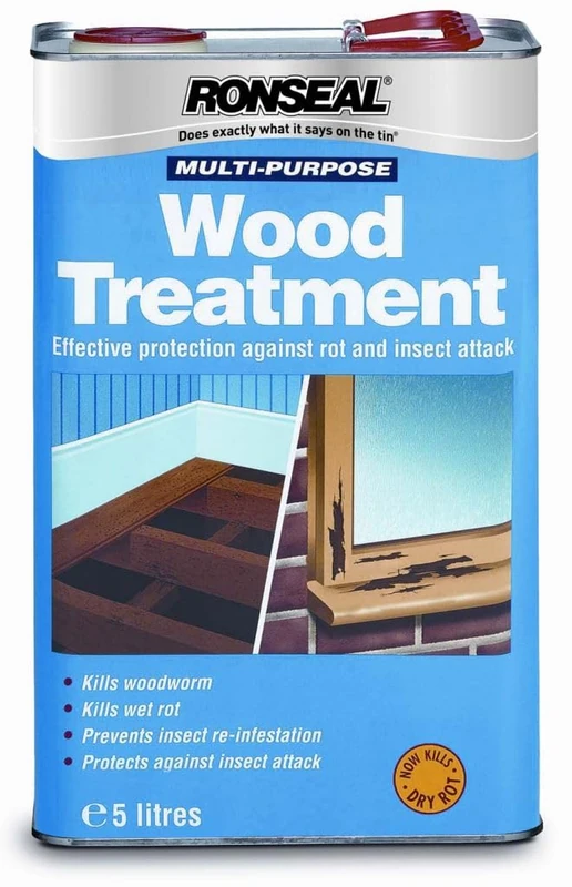 Ronseal RSLWT5L 5 Litre Multi-Purpose Wood Treatment - Natural - Image 1