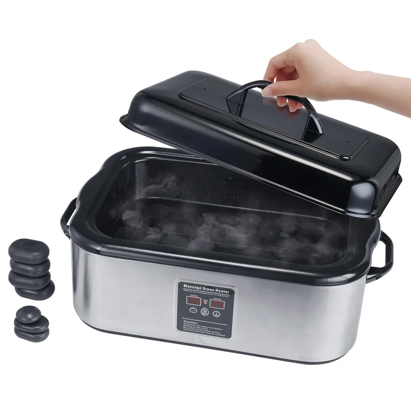 Master Massage Digital Professional Massage Hot Stone Warmer Heater Heating Device (18 Quart)