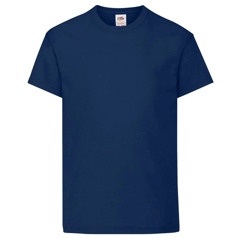Fruit of the Loom Childrens/Kids Original Short Sleeve T-Shirt (9-11 Years) (Deep Navy)