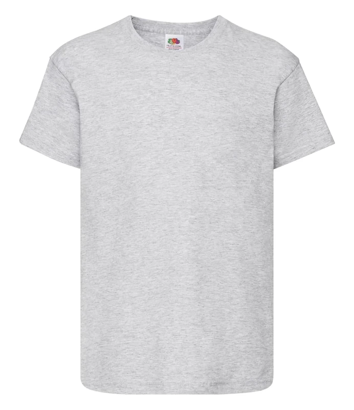 Fruit of the Loom Childrens/Kids Original Short Sleeve T-Shirt (12-13 Years) (Heather Grey)
