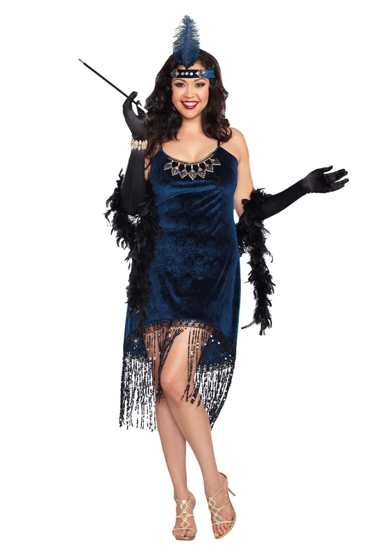 Dreamgirl 10210X Downtown Doll Flapper Costume - 1X/2X-Large - Image 1