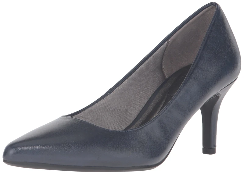 LifeStride Women's Sevyn Dress Pump, Luxe Navy 4, 7 UK