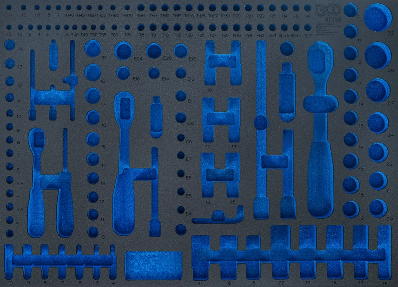 BGS 4036-1 | Tool Tray 3/3 | empty | for BGS 4036