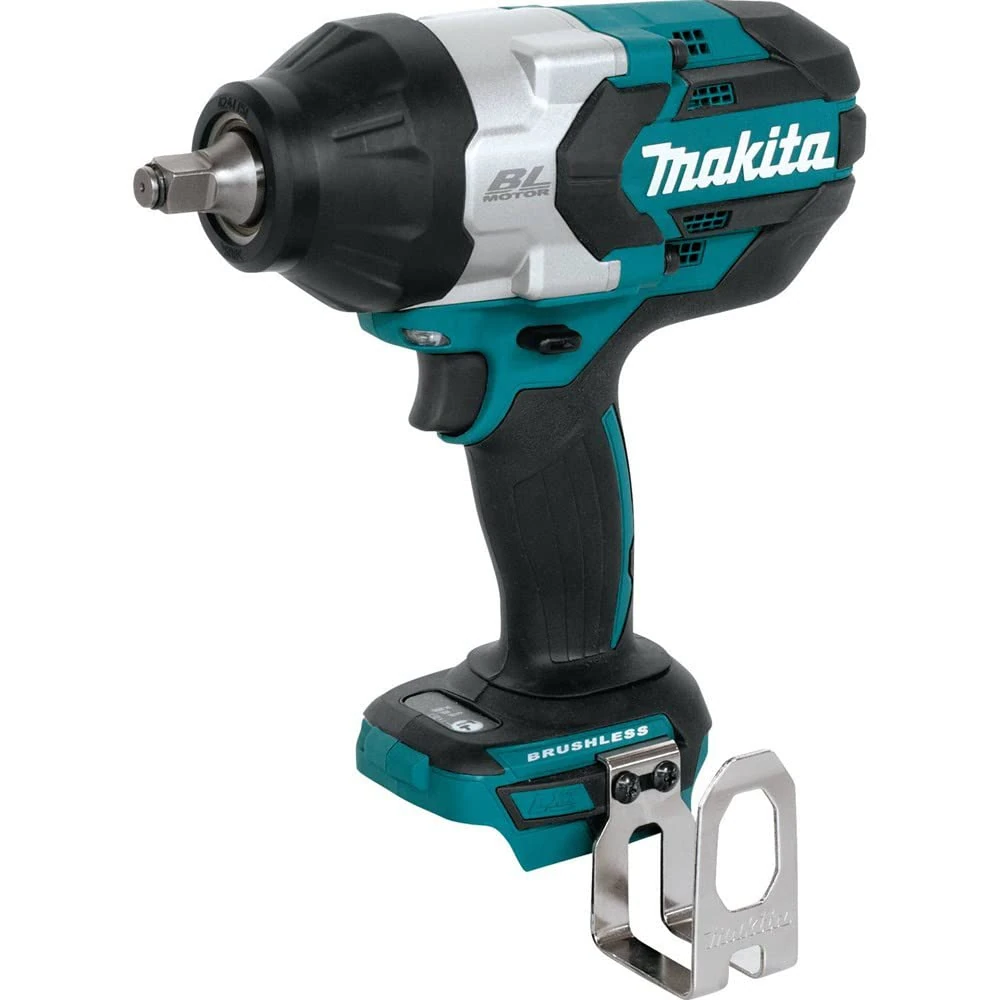 Makita XWT08Z LXT Lithium-Ion Brushless Cordless High Torque Square Drive Impact Wrench, 18V/1/2