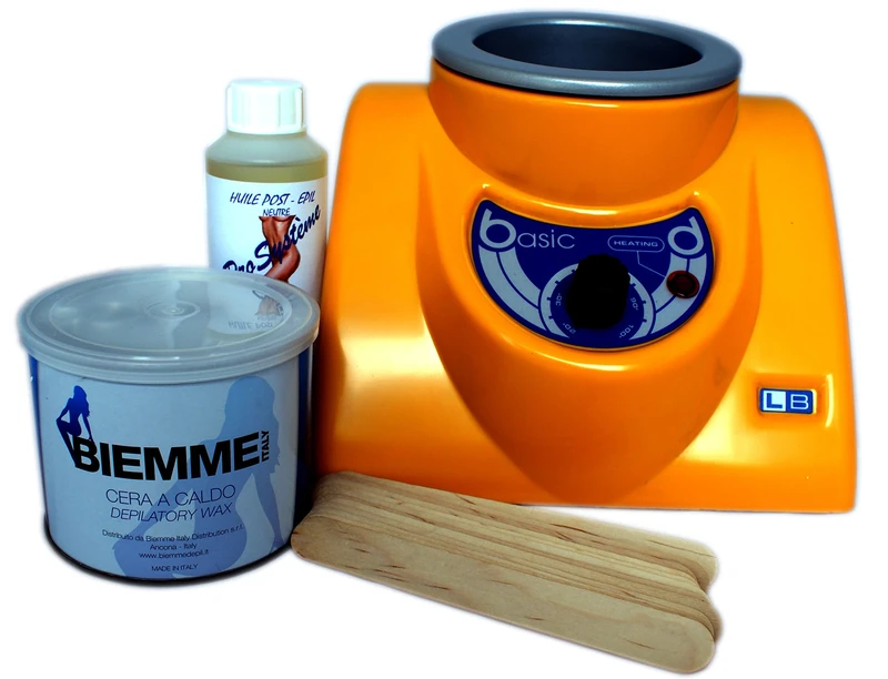 EPILWAX Complete Wax Epilation Kit with Warm Wax Peelable in 400 ml Pot Without Strips