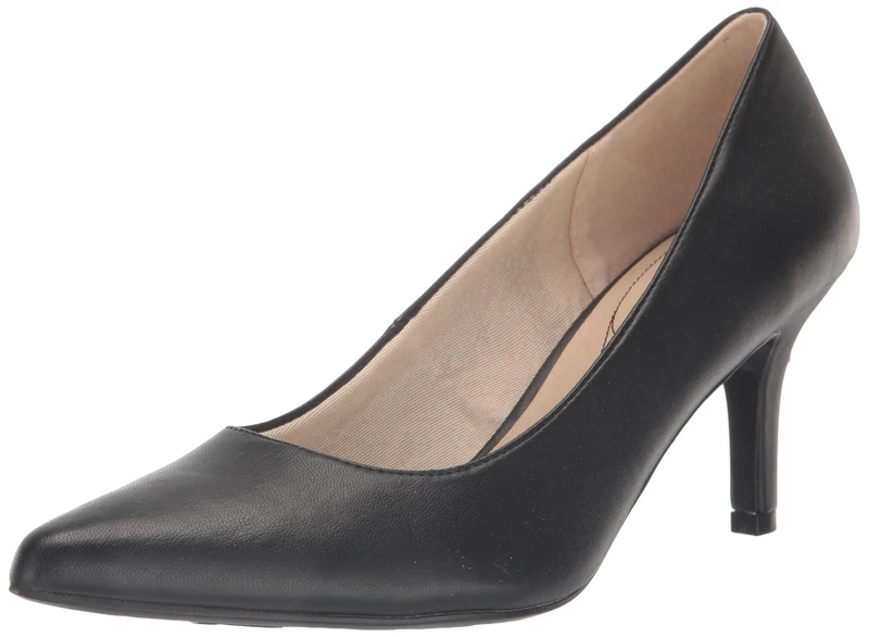 LifeStride Women's, Sevyn Pump, Black Smooth, 9.5 Wide