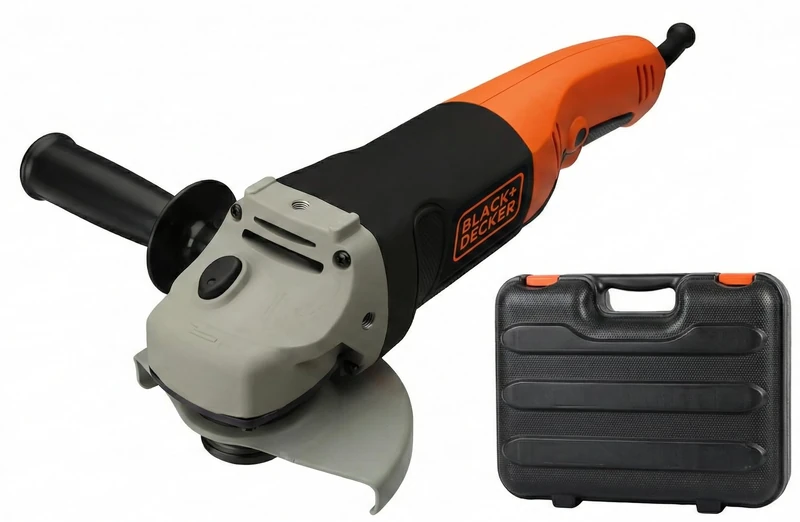 Black + Decker 125 mm Grinder, Delivered in Box, Orange, KG1202K-QS 1200 wattsW