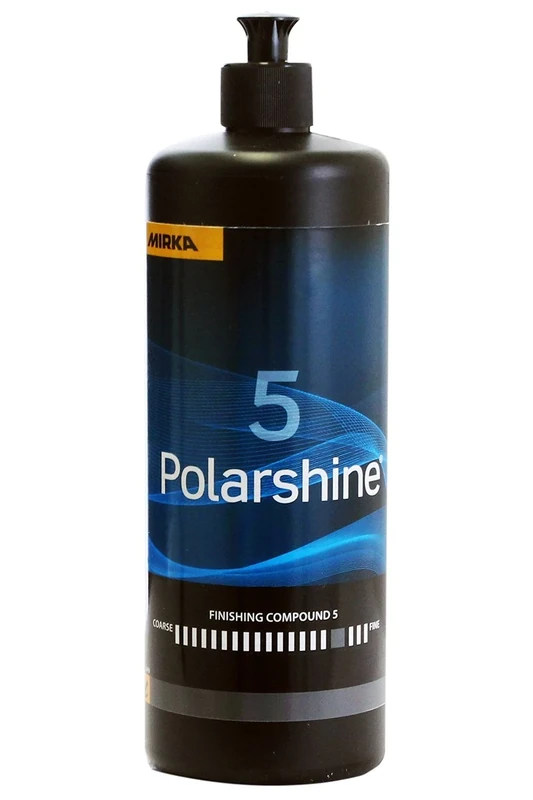 Mirka Polish/Polarshine 5/1000 ml/Professional medium fine polish/Silicone-free
