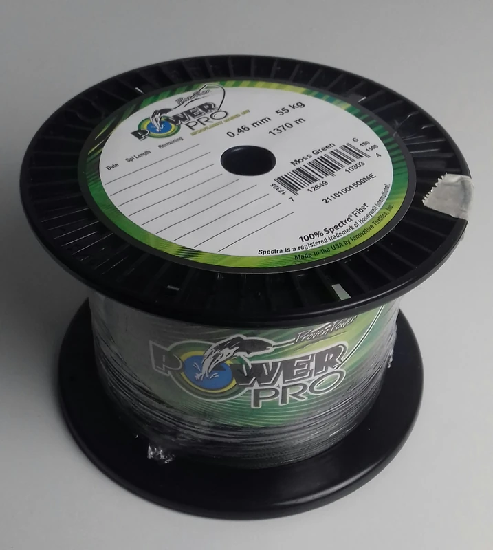 Line PowerPro 1370m 0.45mm 55kg Moss Green