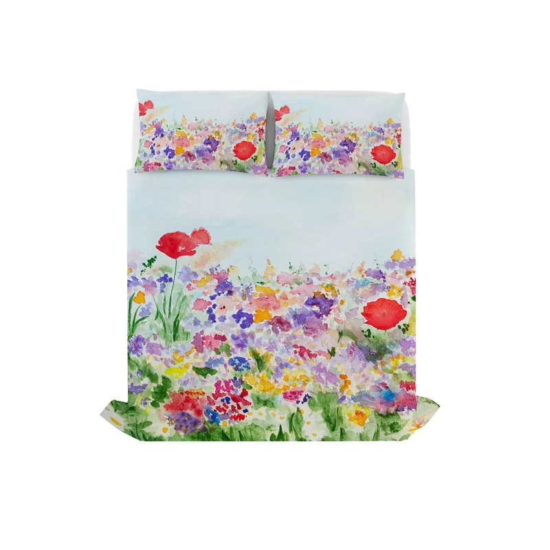 Italian Bed Linen Sogni d'autore Bed linen set (flat sheet 255x300cm + 2 pillowcases 52x82cm with internal flap), SD23, 100% Cotton, DOUBLE