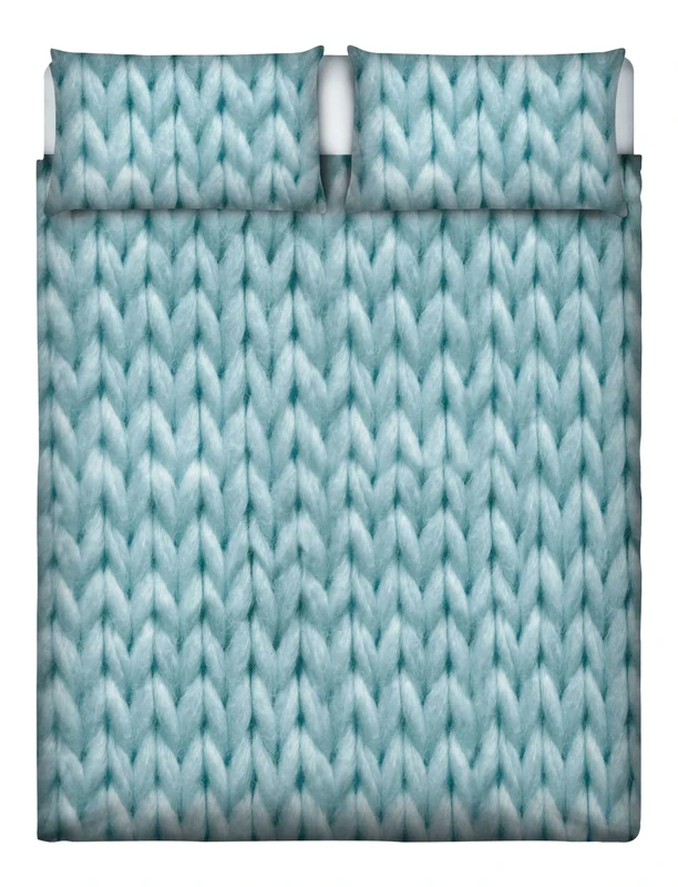 Italian 8058575011020 Bed Linen Bed Set with Digital Print Full coverage on the Bottom Sheet and Pillowcase-Sec - 28 (multicolor), 100% Cotton Double Bed 255 x 300 x 1 cm