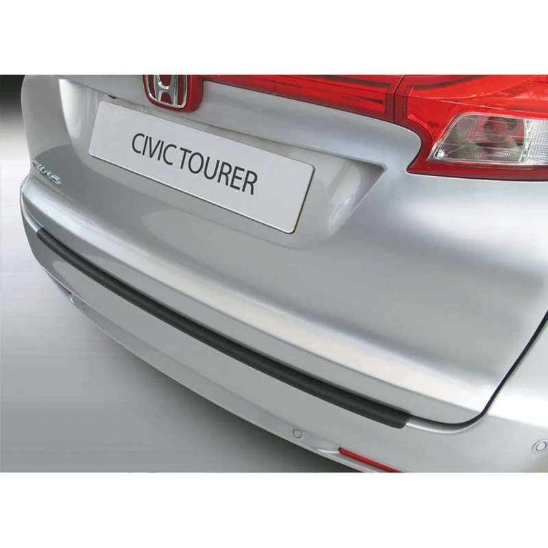 RGM ABS Rear bumper protector compatible with Honda Civic Tourer 2014-2018 Black