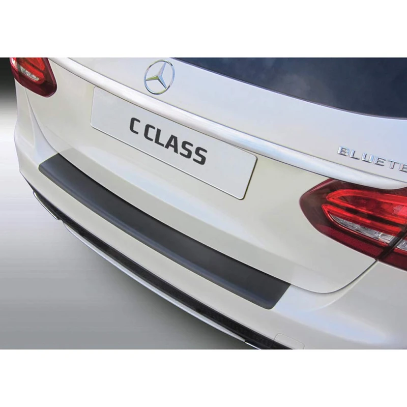 RGM ABS Rear bumper protector compatible with Mercedes C-Class W205 Kombi 6/2014-6/2021 Black